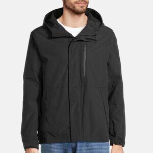 NWT Aeropostale Hooded All-Weather Jacket Black XL